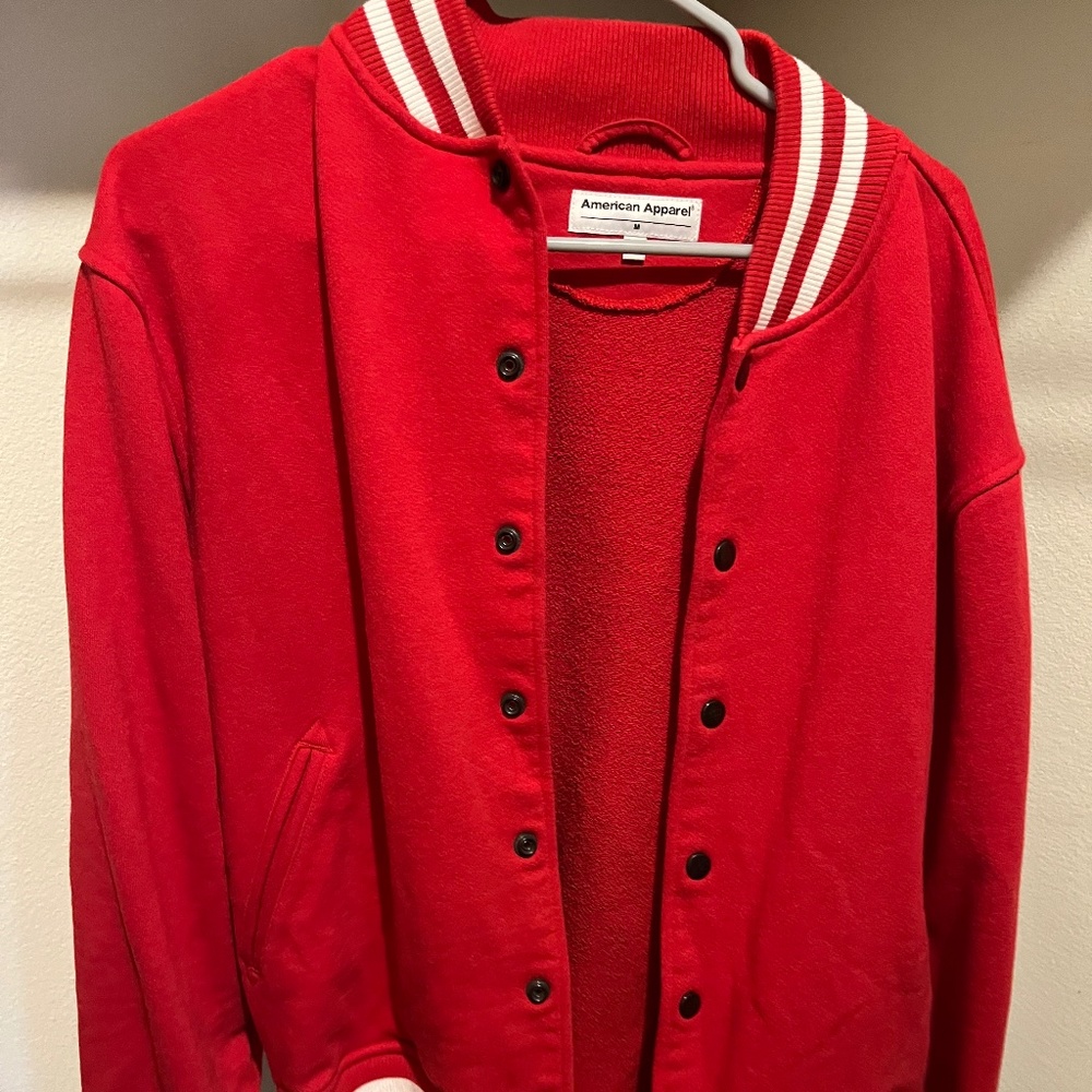 American Apparel Varsity Jacket - Size Medium